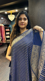 CREPE SILK SAREE SSV SA 2510241