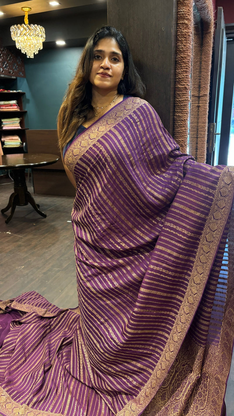 CREPE SILK SAREE SSV SA 2510242