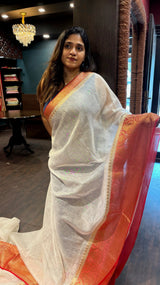 SEMI LINEN SAREE IHB SA 02092411