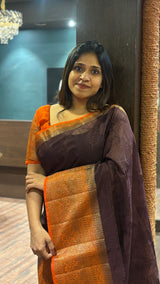 SEMI LINEN SAREE 01102628