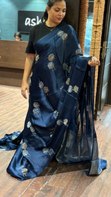 SATIN VISCOSE SAREE 01102634