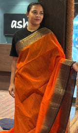 SEMI LINEN SAREE 1610262