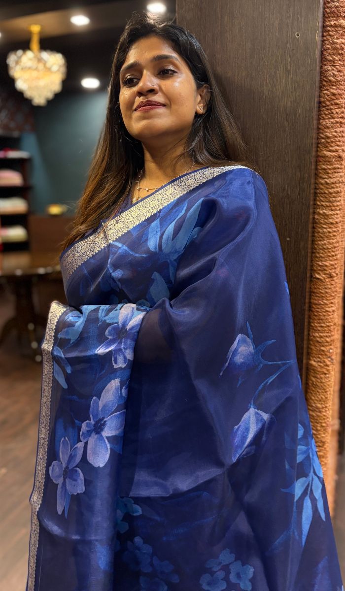 ORGANZA SAREE 08042540