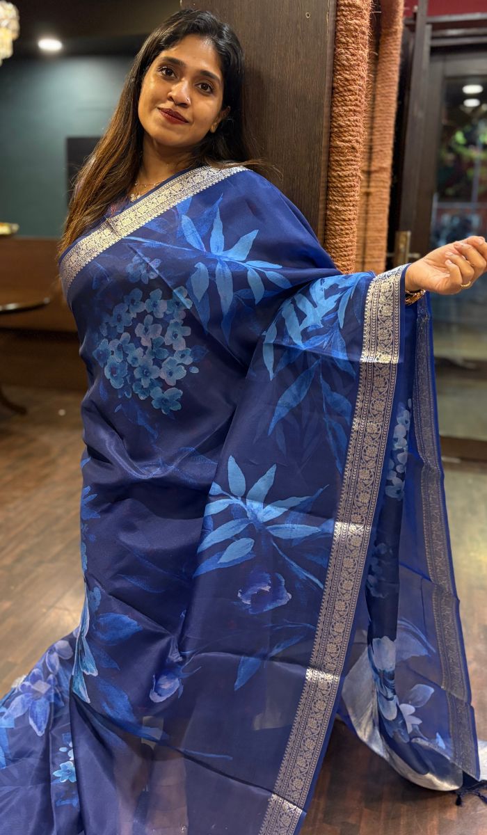 ORGANZA SAREE 08042540