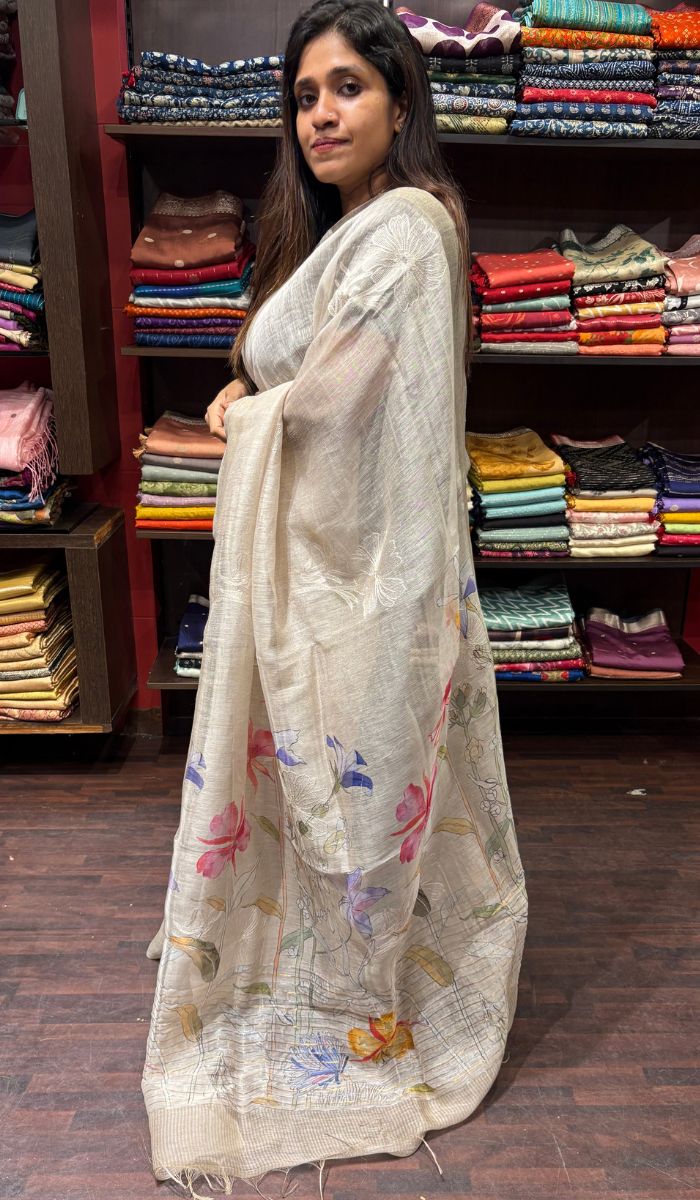 LINEN SAREE 0804256