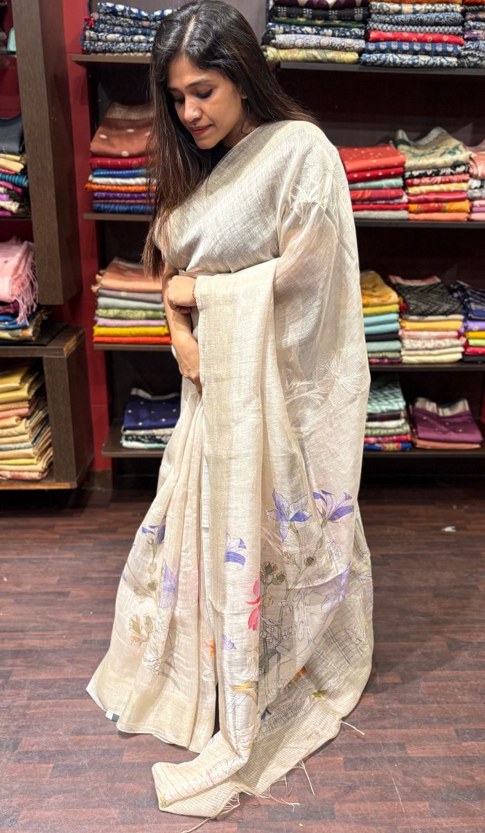 LINEN SAREE 0804256