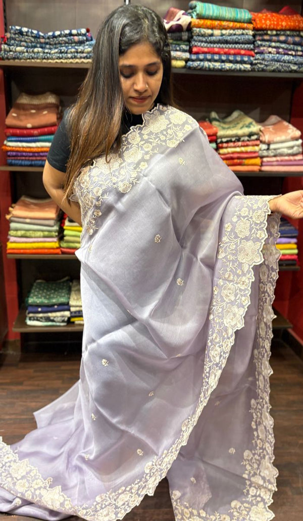 ORGANZA SAREE 0804252