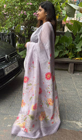 LINEN SAREE 08042511
