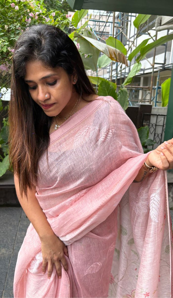LINEN SAREE 08042510