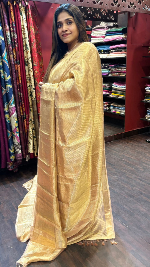 TISSUE BANARASI SILK SAREE 12092411