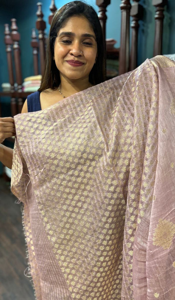 LINEN SILK SAREE 15122434