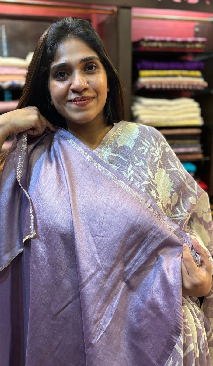 LINEN SILK SAREE 17122414