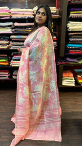 LINEN SILK SAREE 17122419