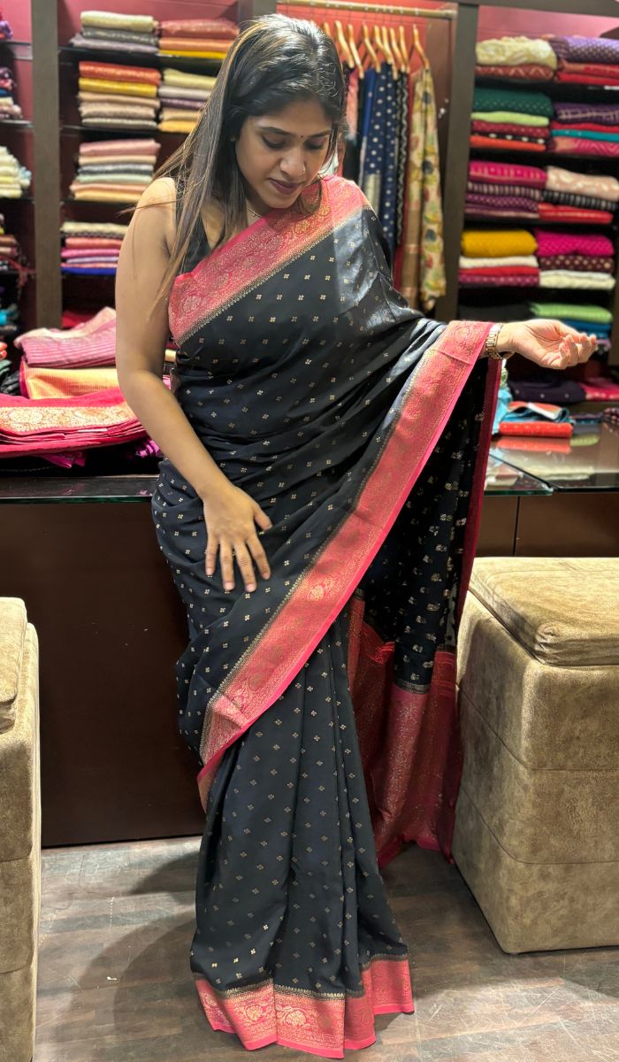 CREPE SILK SAREE 16012513