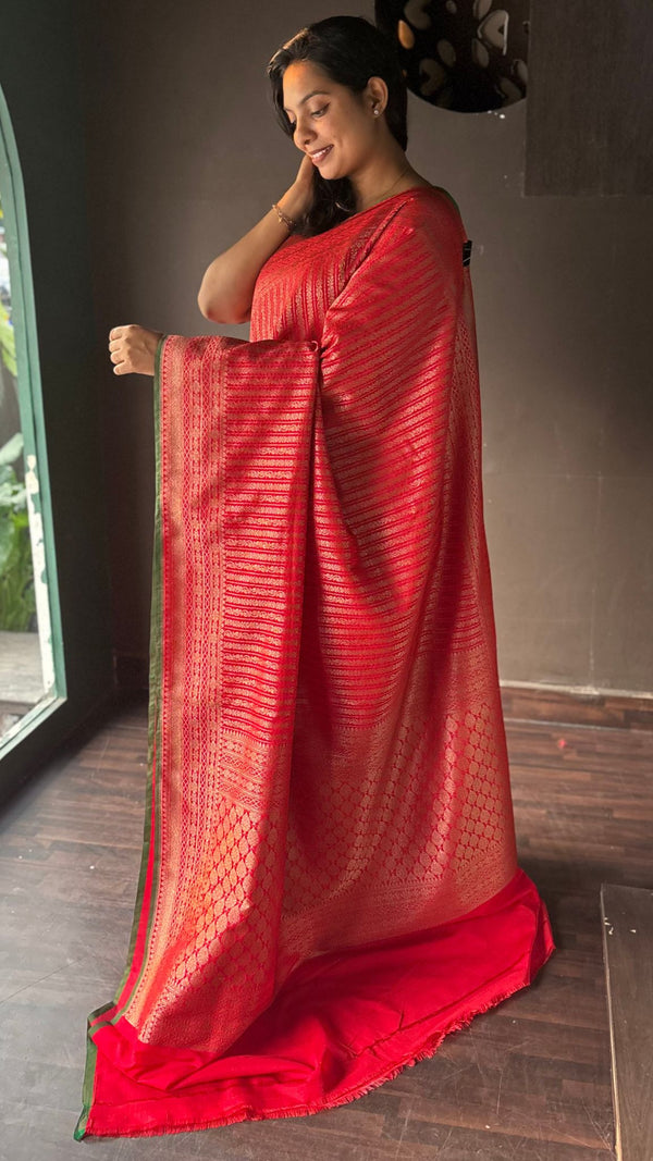 SEMI KATAN SILK SAREE 20122454