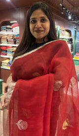 KORA ORGANZA SAREE 260126140