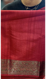 SEMI LINEN SAREE 09052615