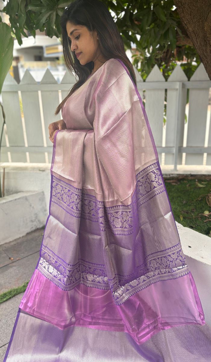 SEMI TISSUE SAREE 2201254