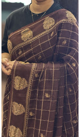 SEMI GEORGETTE SAREE 0806263