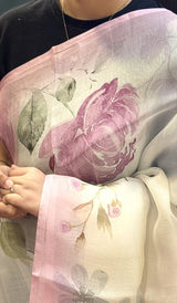 ORGANZA SAREE 300426116