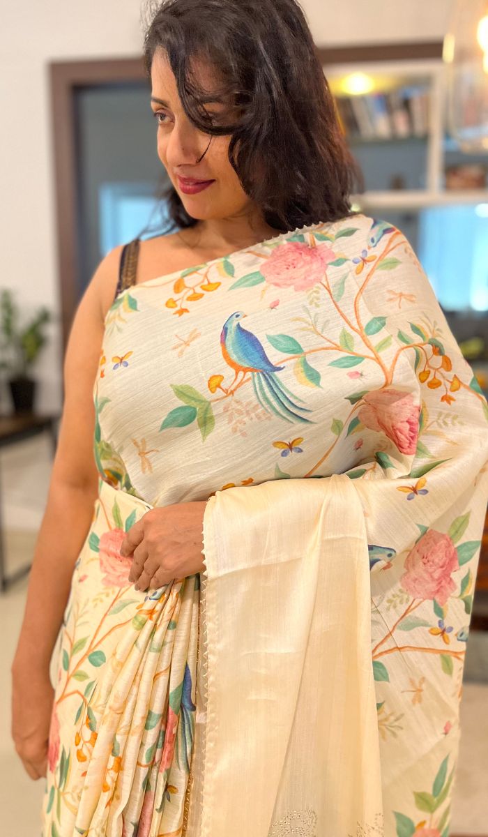 TUSSAR SILK SAREE 13042336