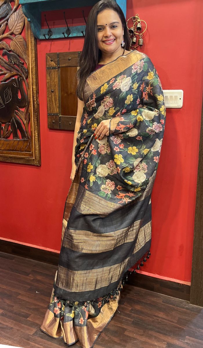 TUSSAR SILK SAREE 07092313