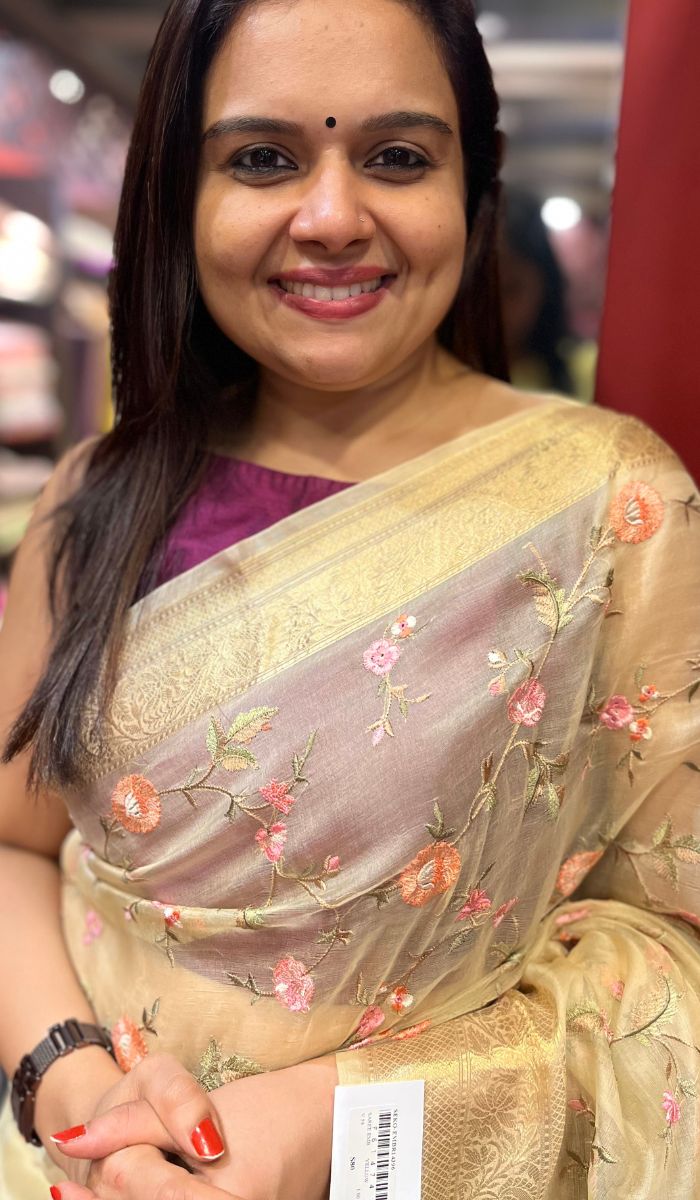 Organza saree 0609232
