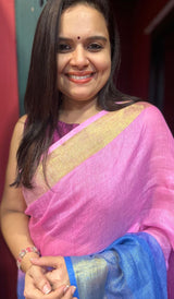 LINEN SAREE 19082321