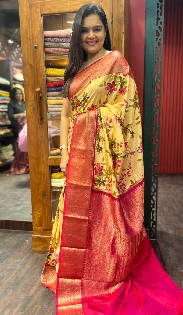 Kanchipuram silk saree 22112363