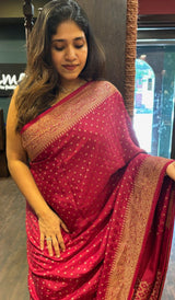 CREPE SILK SAREE YGU SA 19092416