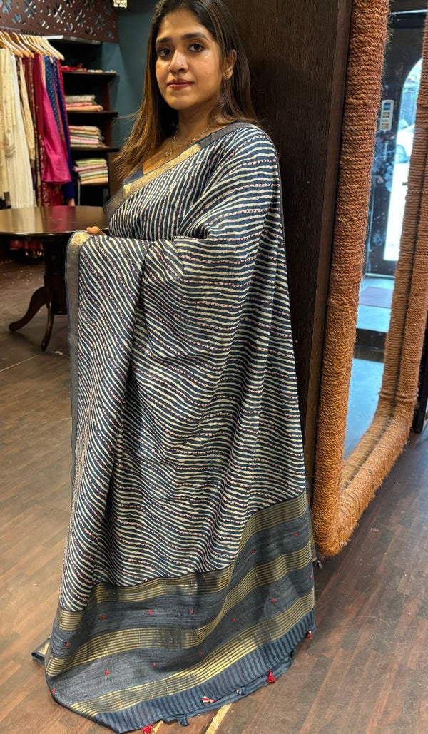 MOONGA TUSSAR SAREE 02112488