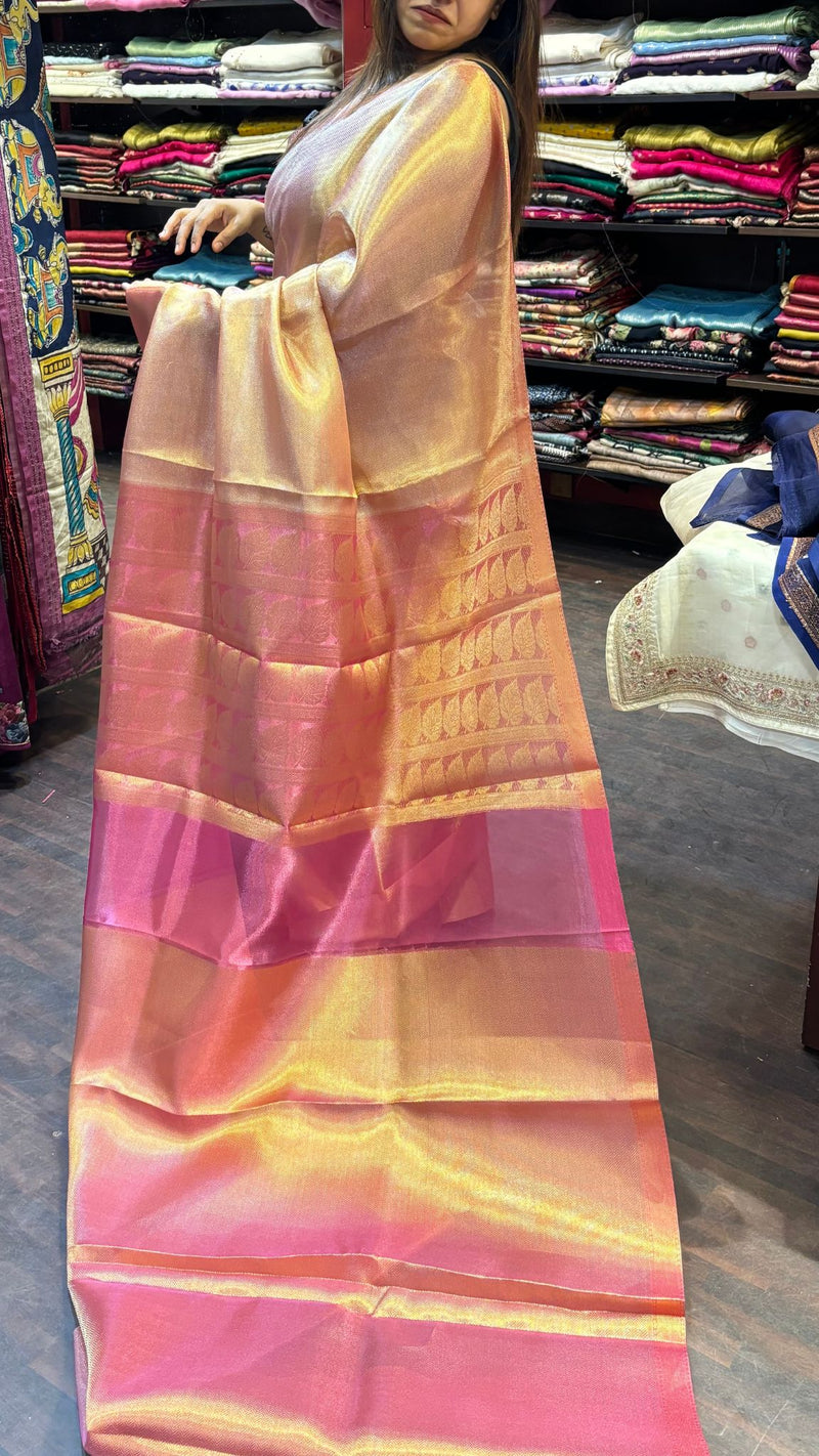 SEMI TISSUE SAREE  1011241