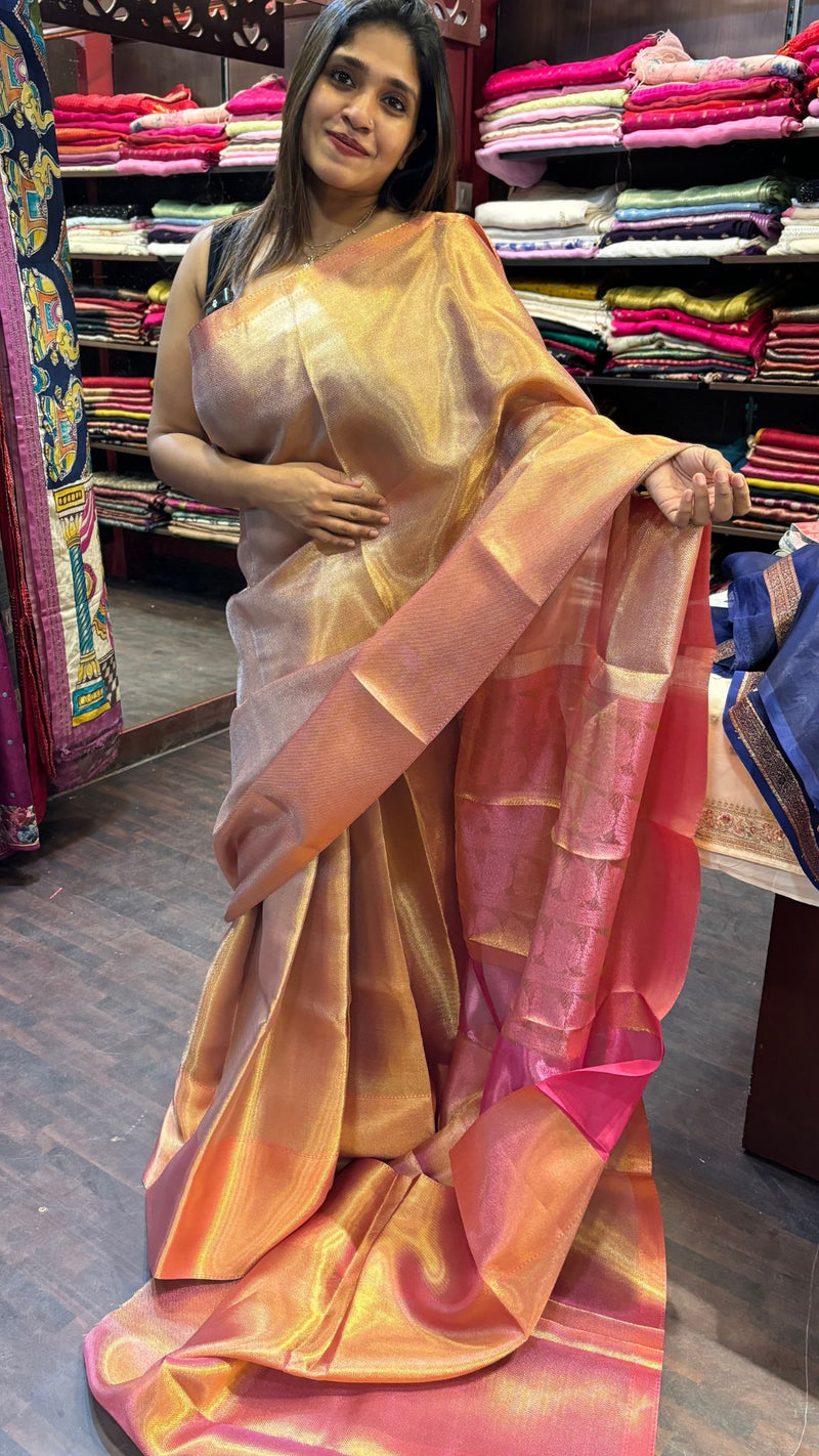 SEMI TISSUE SAREE  1011241