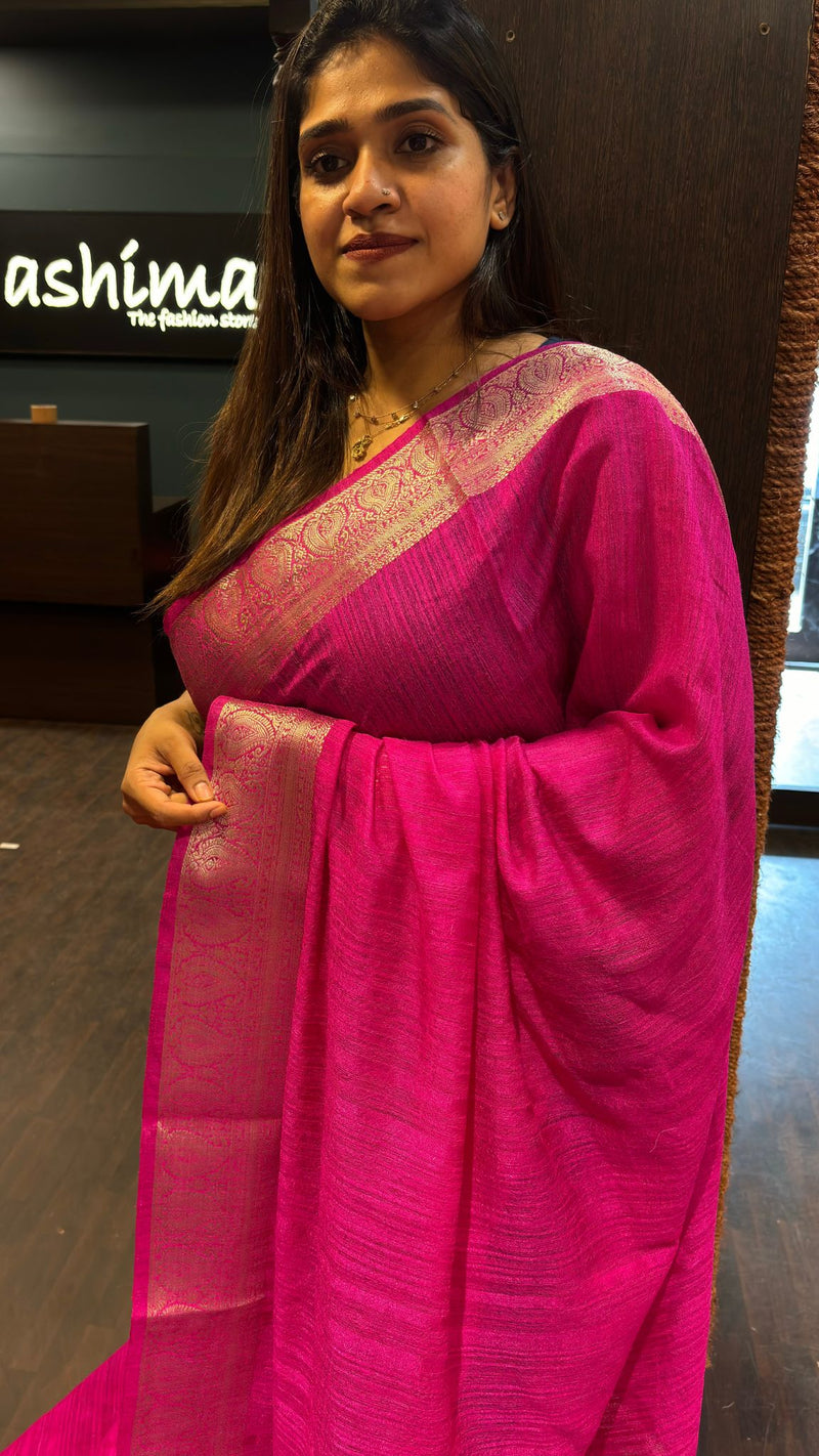 SEMI RAW SILK SAREE 31102463