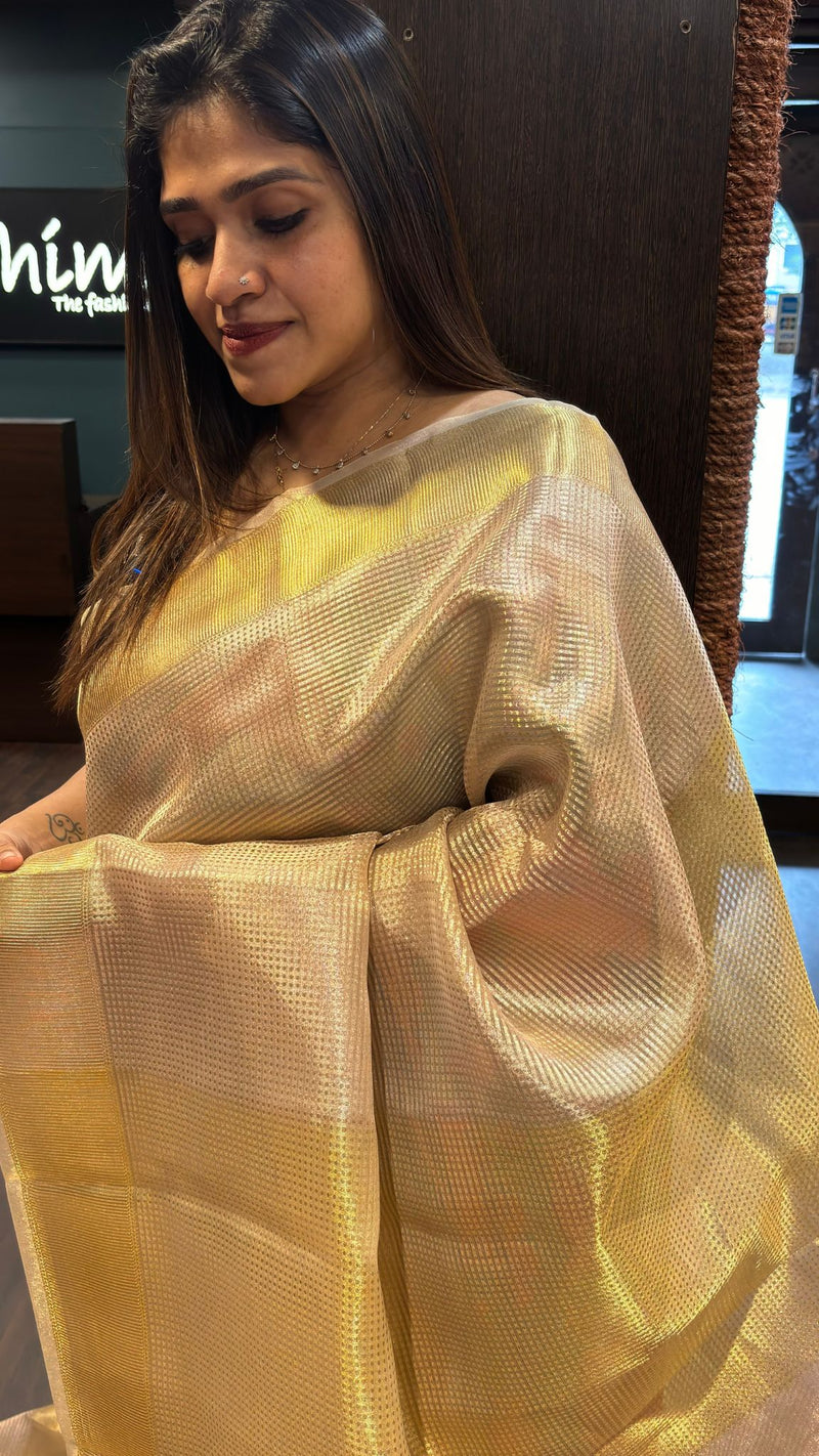 SEMI TISSUE SILK SAREE 0411248