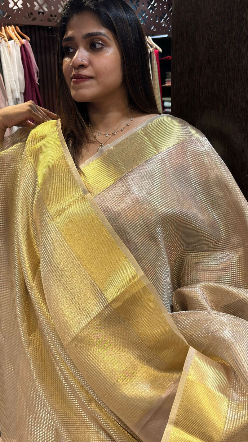 SEMI TISSUE SILK SAREE 0411248