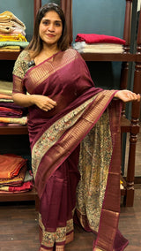 CHANDERI SILK SAREE 2203241