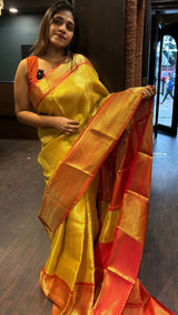 SEMI TISSUE SAREE 14112453