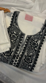 CHIKANKARI UNSTITCHED SALWAR 1911241