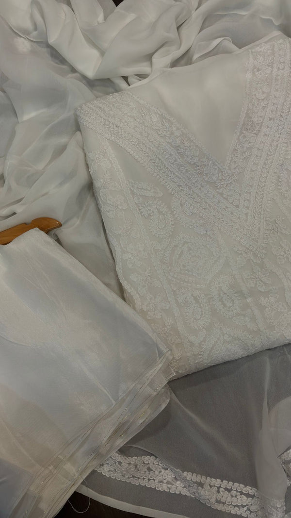 CHIKANKARI UNSTITCHED SALWAR 02112457