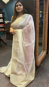 ORGANZA SILK SAREE 04112437