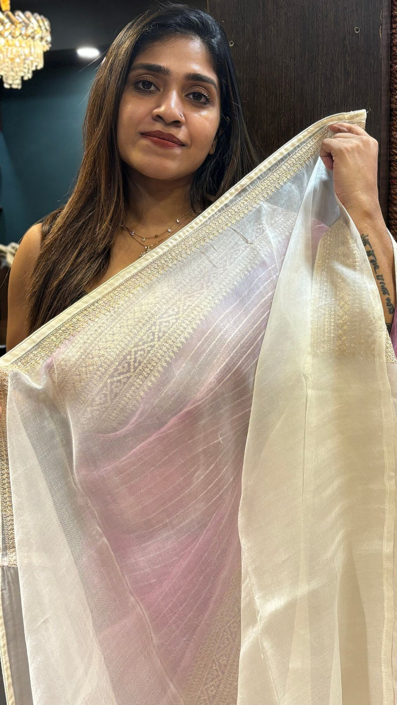 ORGANZA SILK SAREE 04112437