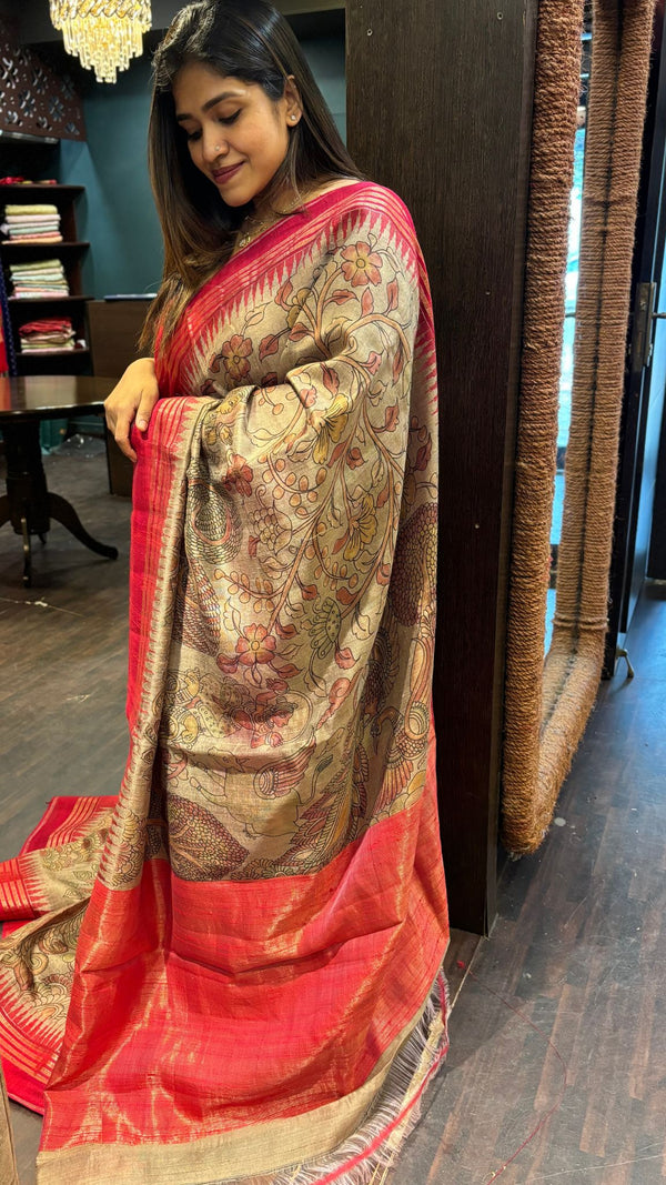 TUSSAR SILK SAREE 10112419