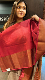 SEMI LINEN SAREE 11112416