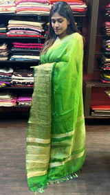 CRUSHED ORGANZA SAREE 0712243