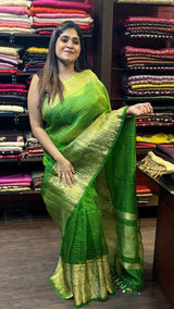 CRUSHED ORGANZA SAREE 0712243