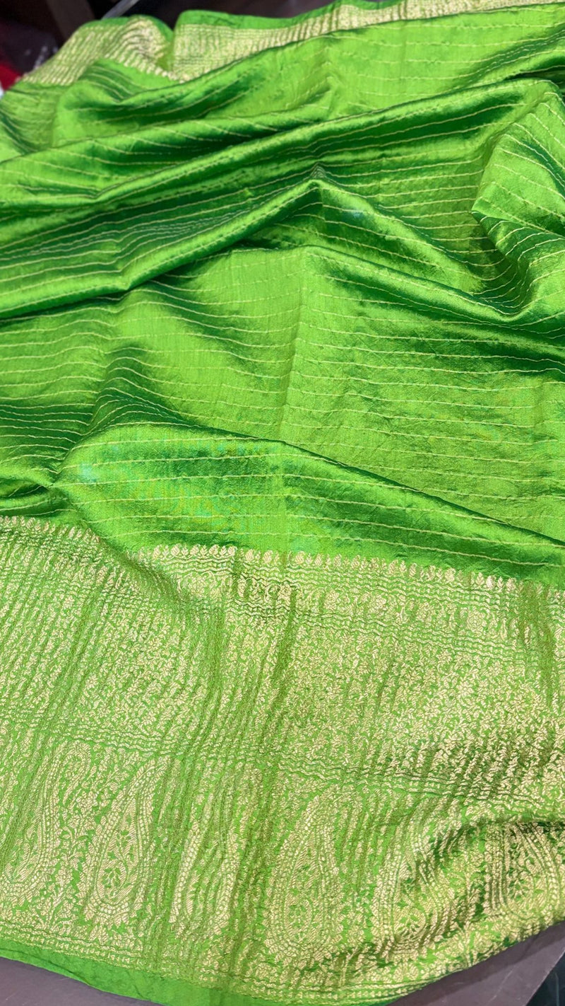 CRUSHED ORGANZA SAREE 0712243