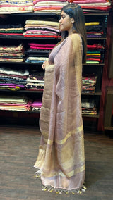 CRUSHED ORGANSA SAREE 0712247