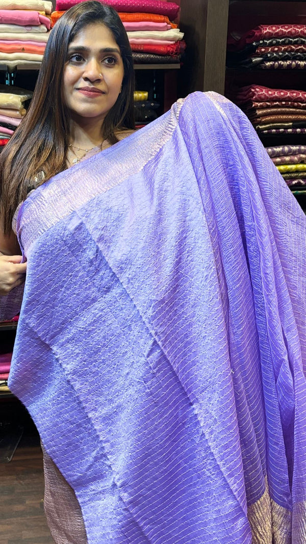 CRUSHED ORGANZA SAREE 0712245