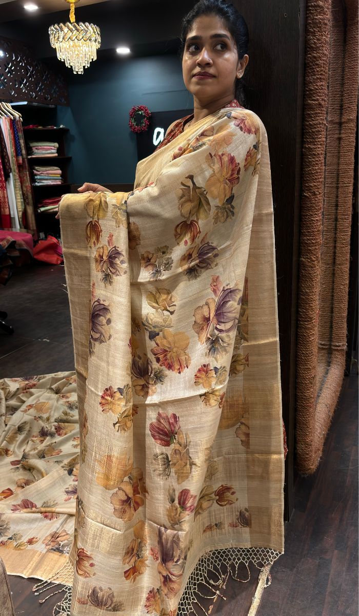 TUSSAR SILK SAREE 14122434